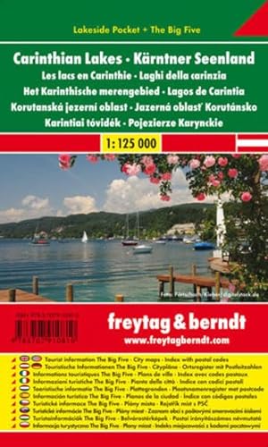 Kärntner Seenland, Lakeside Pocket + The Big Five: 1:125000 (freytag & berndt Auto + Freizeitkarten) von Freytag & Berndt